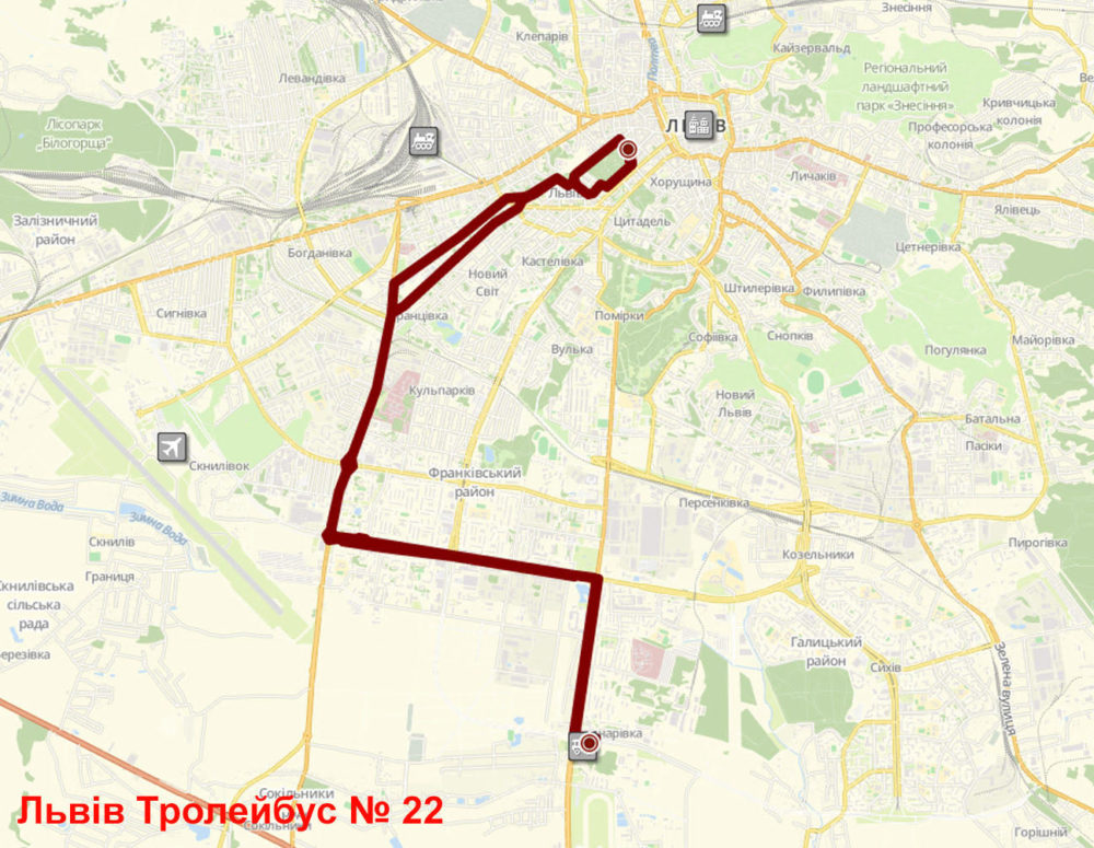 тролейбус 22 Львів