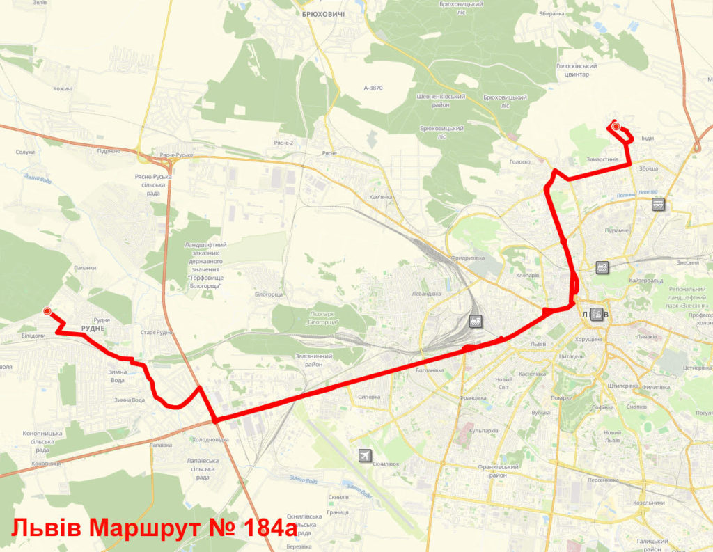 маршрутка 184а Львів