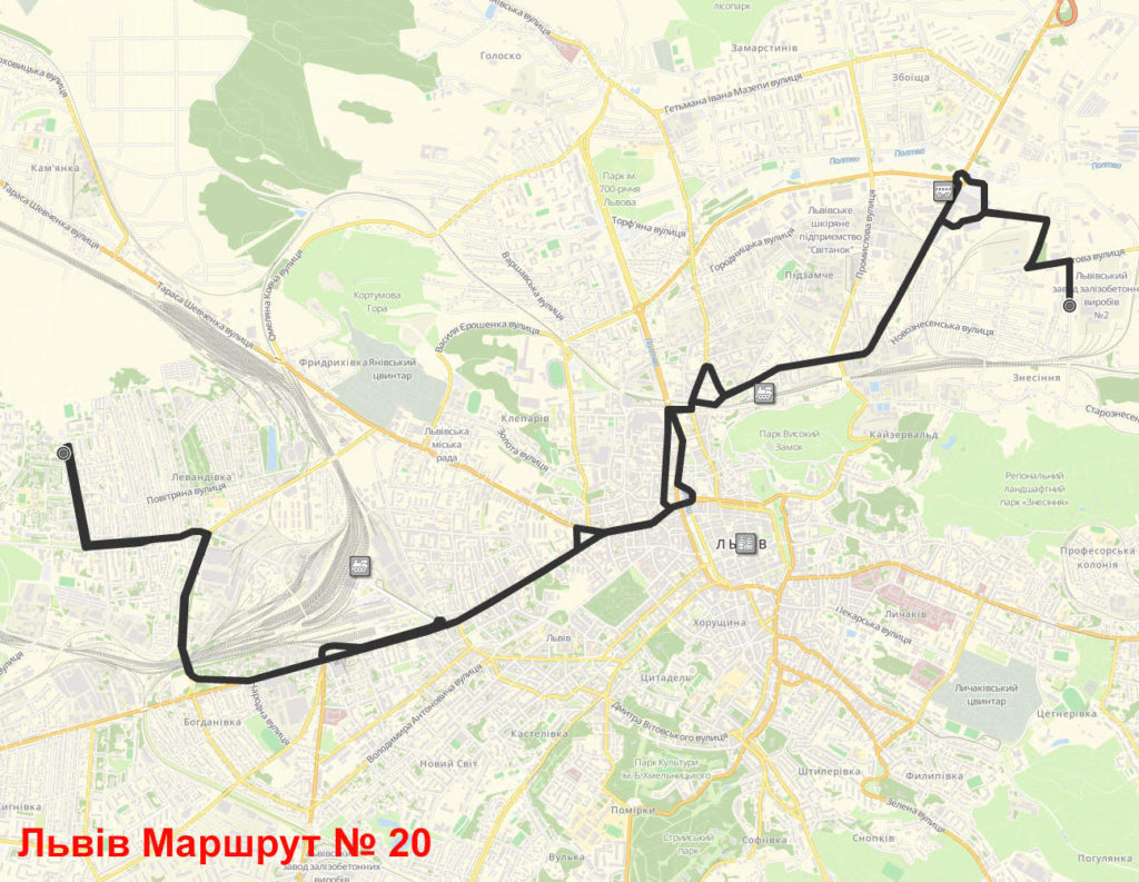 маршрутка 20 львів