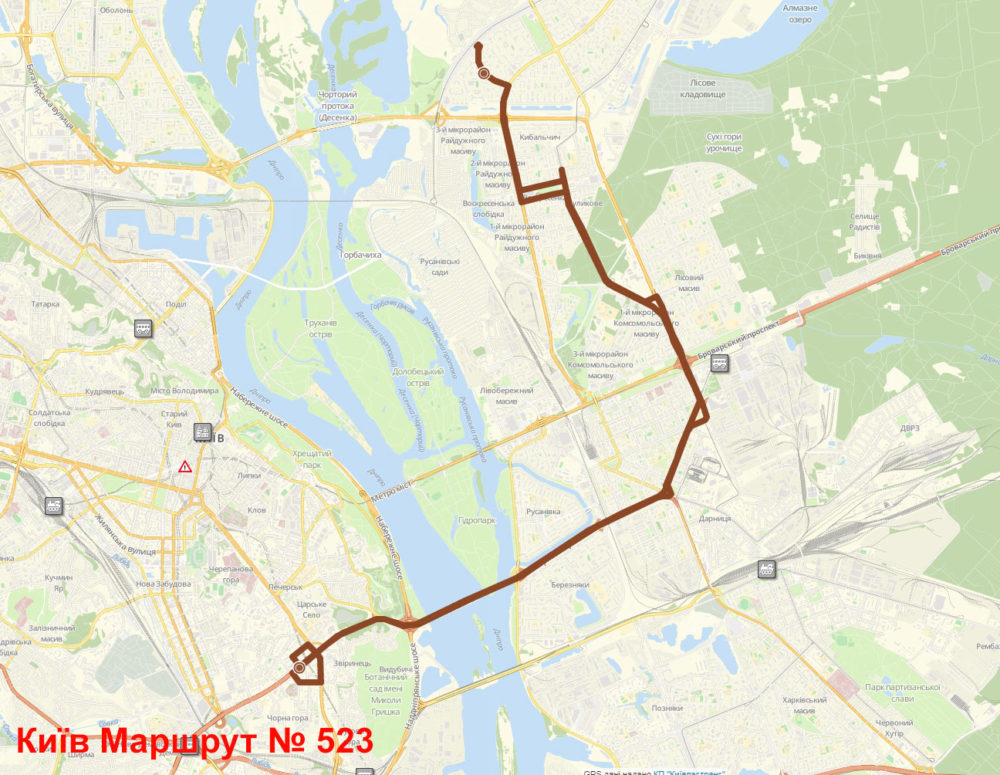 Маршрутка 523 Киев