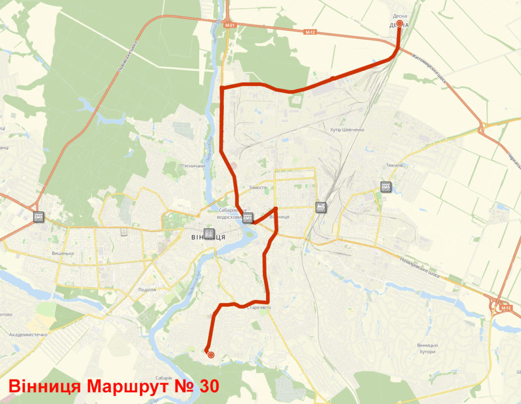 Автобус 30 Вінниця