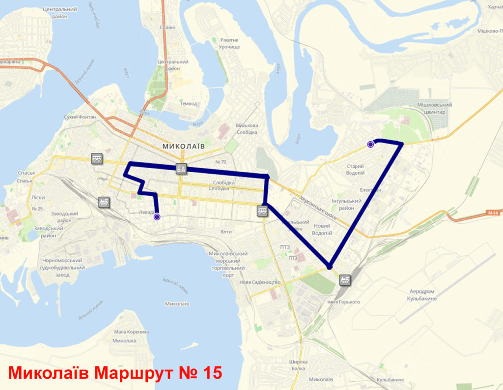 Маршрутка 15 Николаев