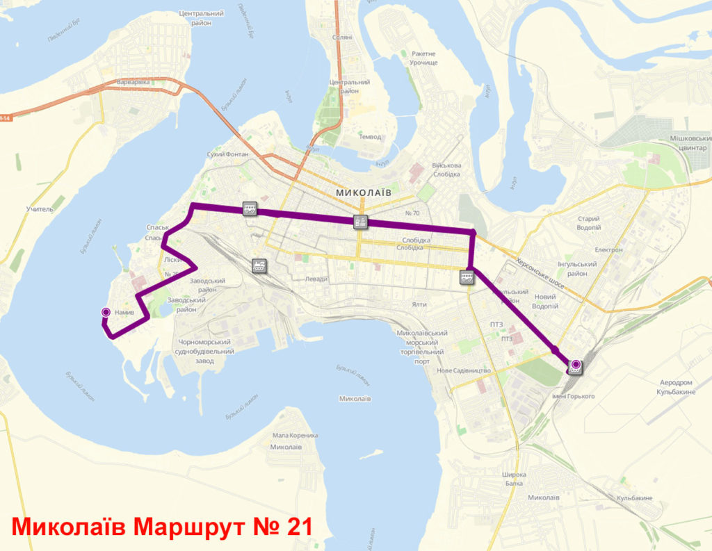 Маршрутка 21 Николаев