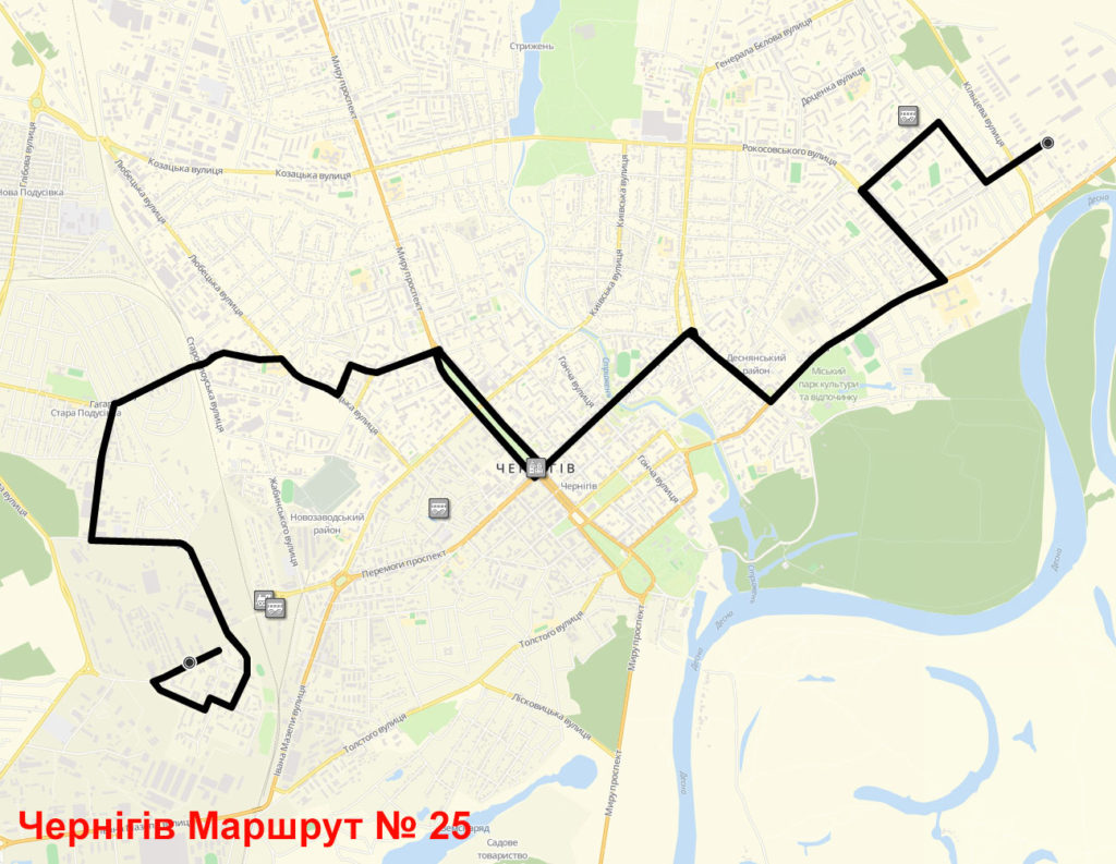 Маршрутка 25 Чернигов