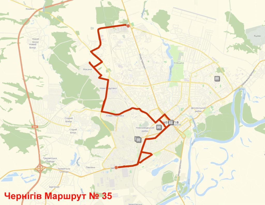 Маршрутка 35 Чернигов
