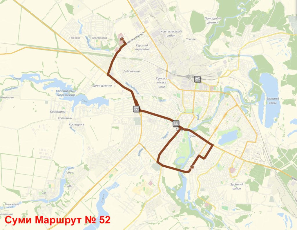 Маршрутка 52 ульяновск схема