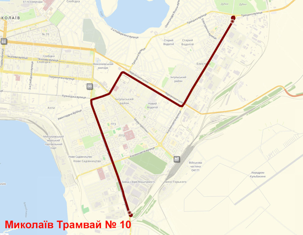 Трамвай 10 Николаев