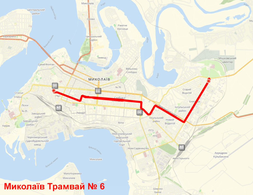 Трамвай 6 Николаев