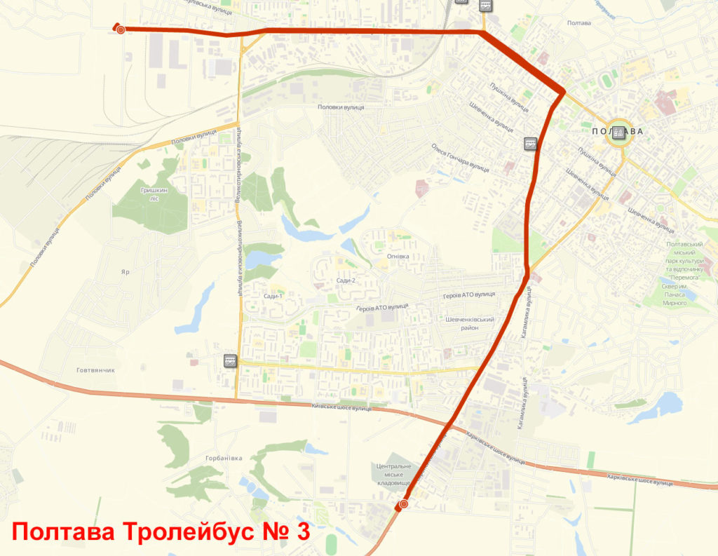 Троллейбус 3 Полтава
