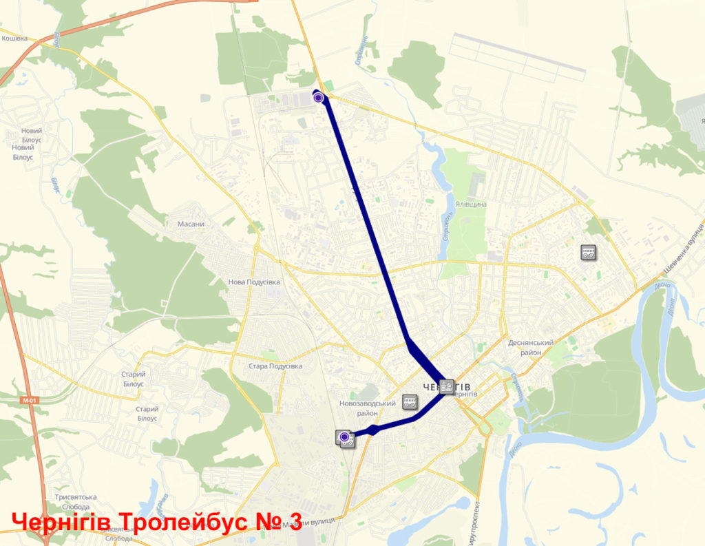Троллейбус 3 Чернигов