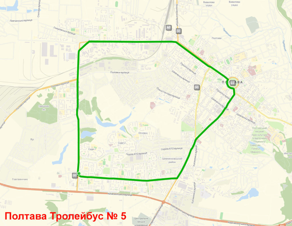 Троллейбус 5 Полтава
