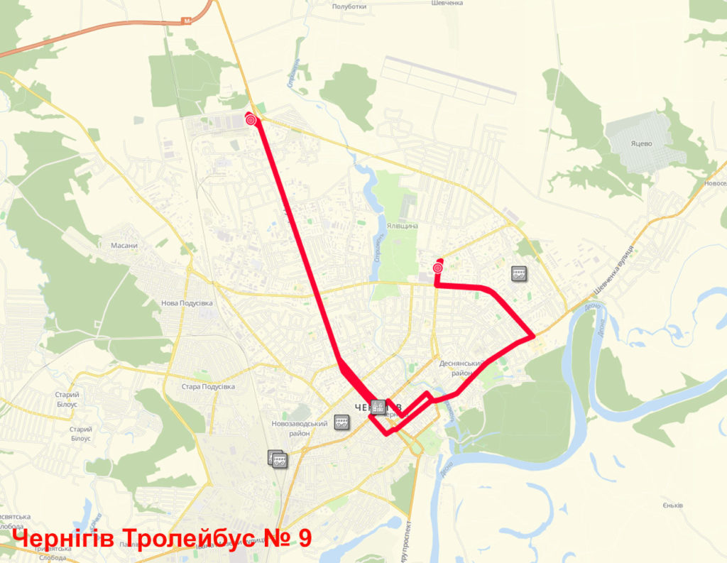 Троллейбус 9 Чернигов