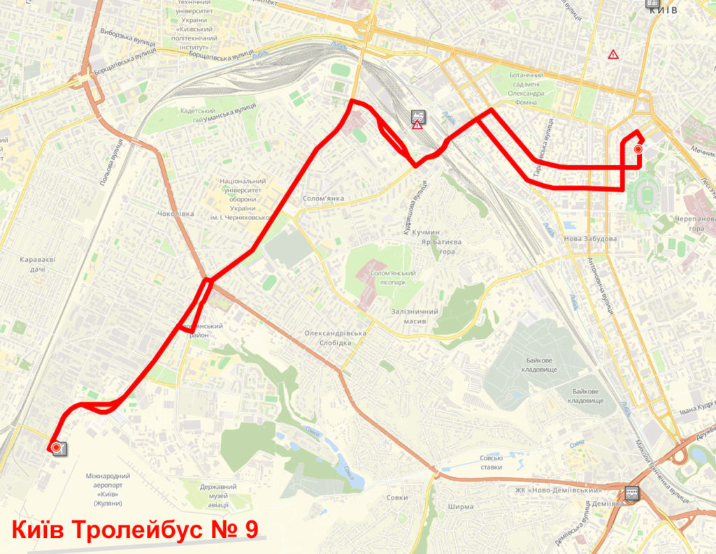Тролейбус 9 Київ