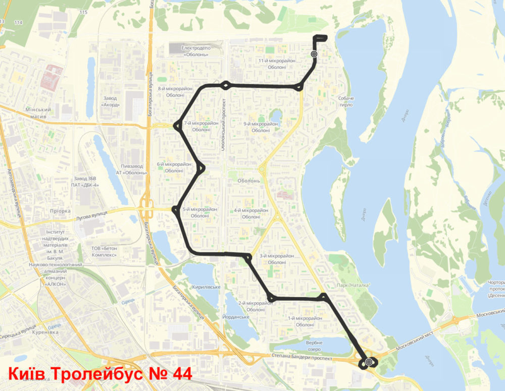 Троллейбус 44 Киев