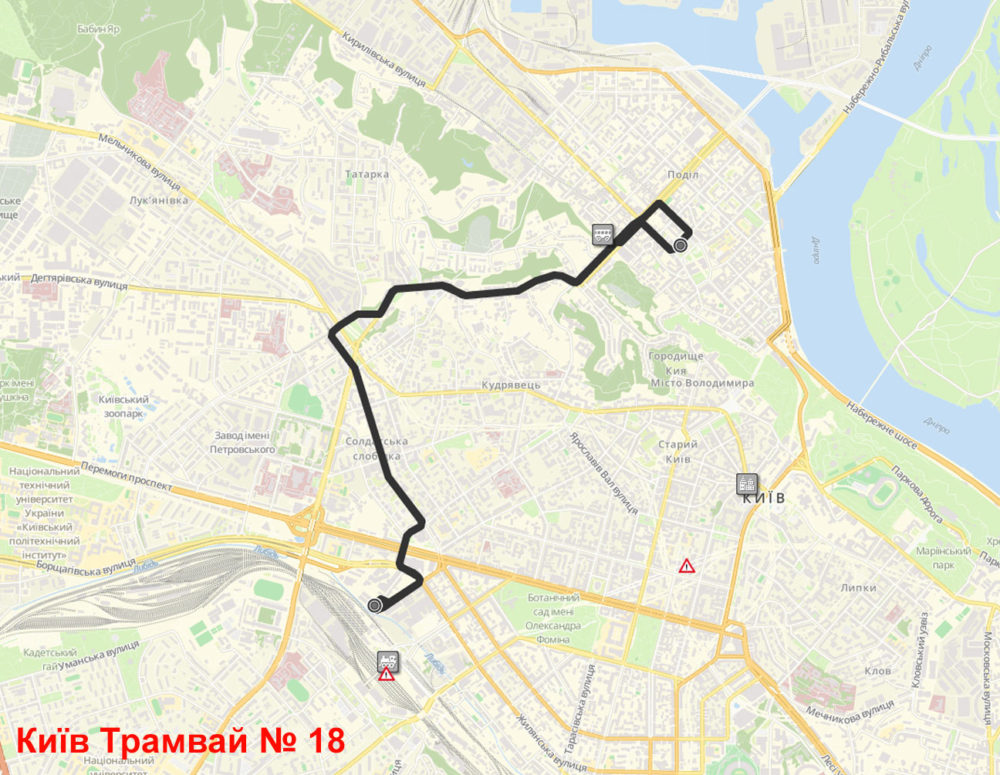 Трамвай 18 Киев