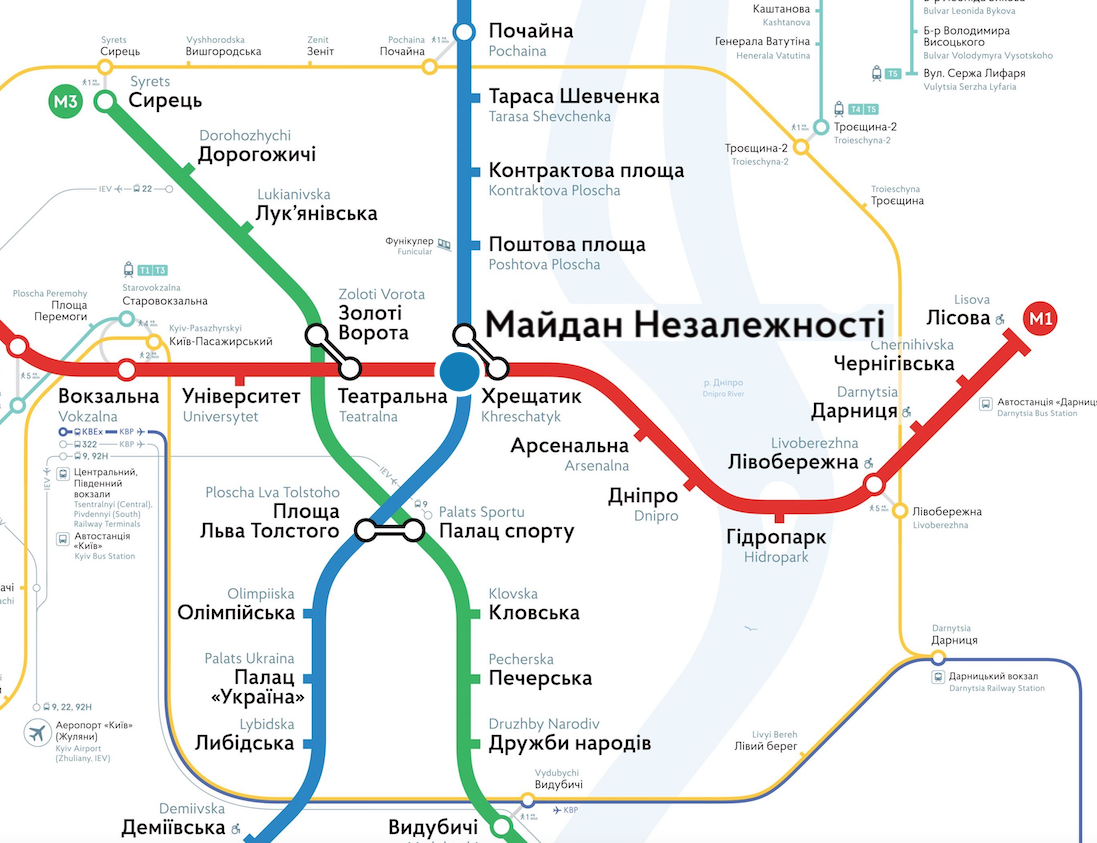 Майдан Незалежності метро
